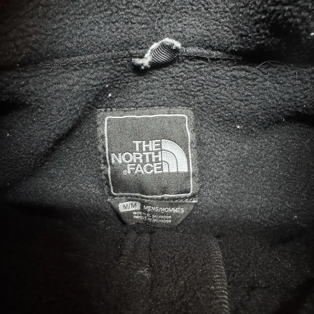 The North Face Denali Jacket Black Men's Sz M FAIR STAINS Outdoor Gorp